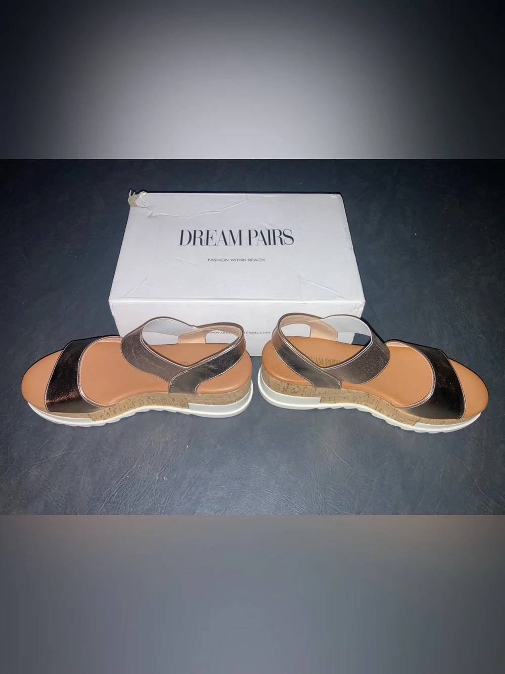 Dream Pairs stylish metallic